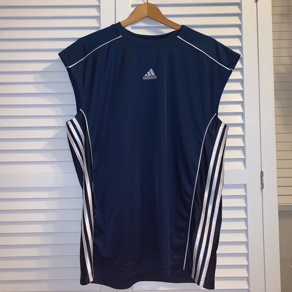 Adidas Men’s Navy Tank Top. Size L.